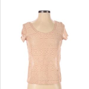 Kirra small peach boho summer blouse